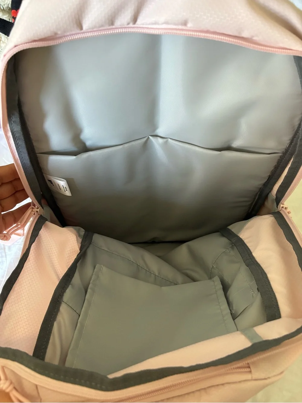 adidas Light Pink Backpack with White Logo - Picture 6 of 6